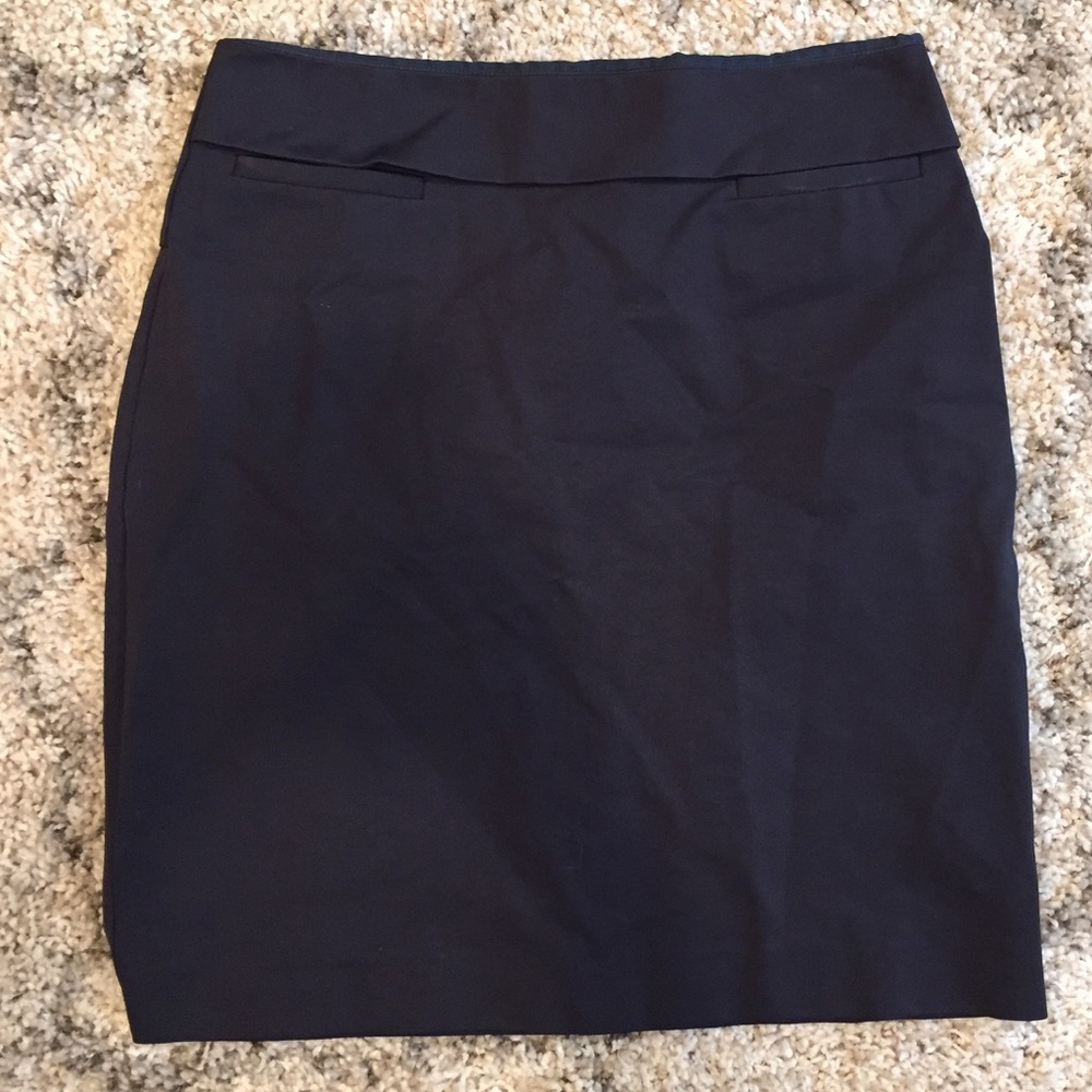 Tory Burch Navy Skirt with Pockets